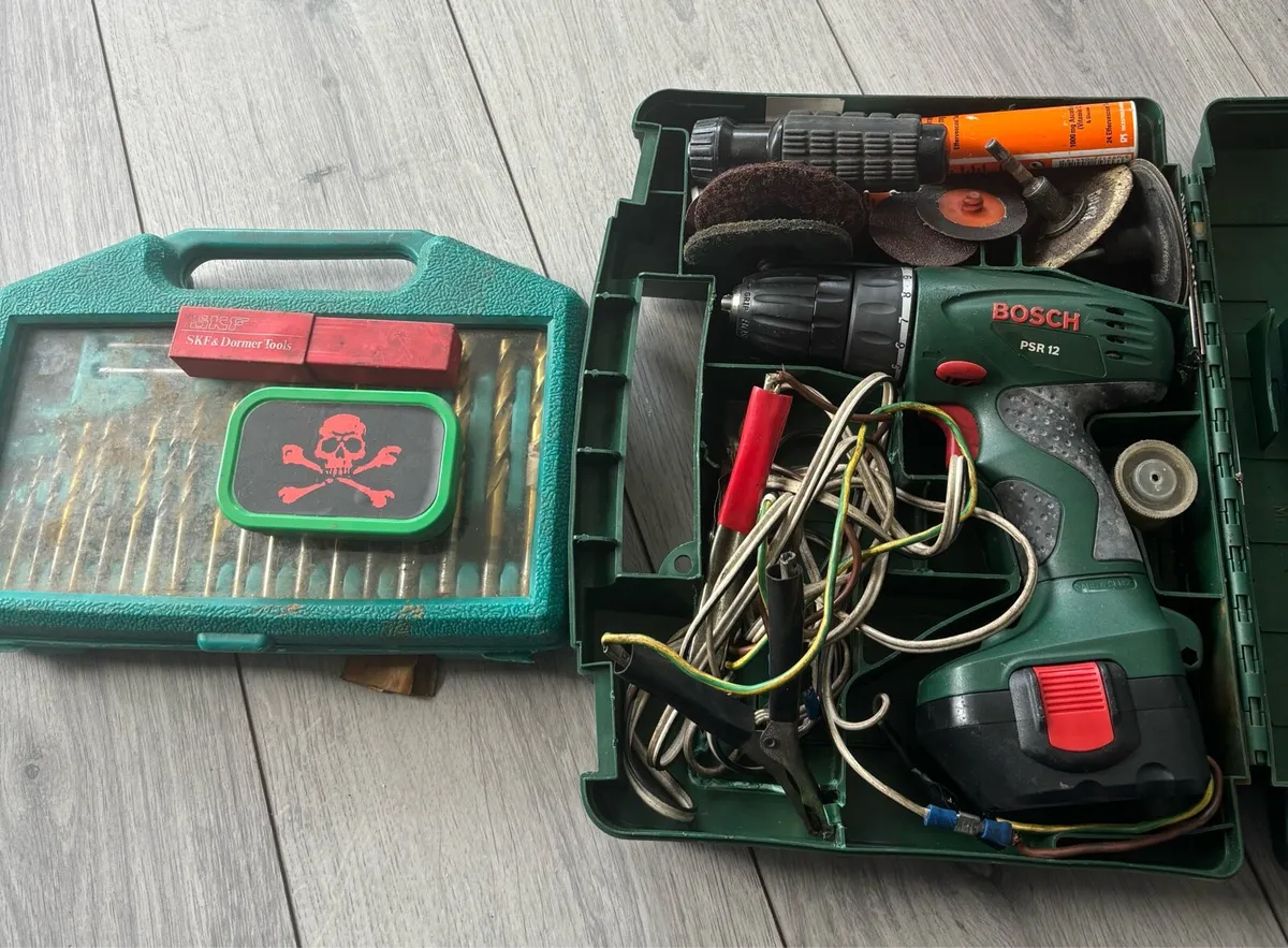 Modified impact drill connect to 12v car battery - Image 1