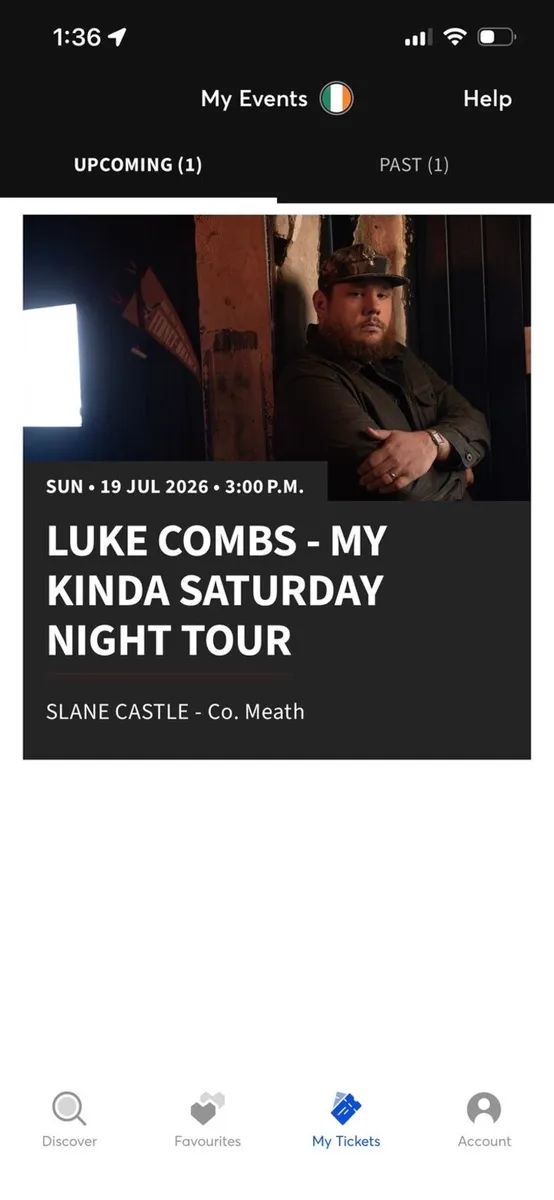 2 X Luke Combs Tickets
