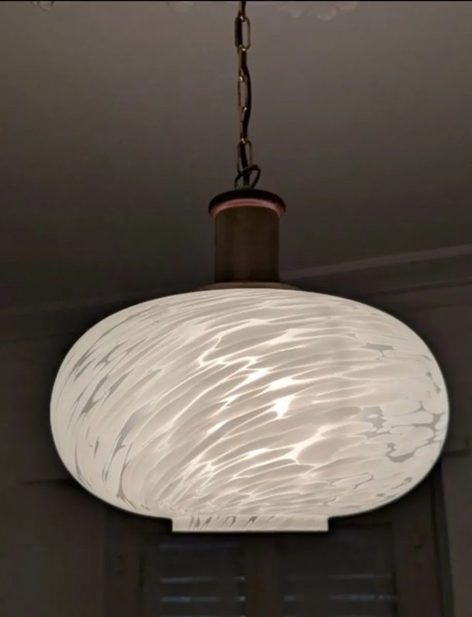Antique Hanging Ceiling Light - Image 4