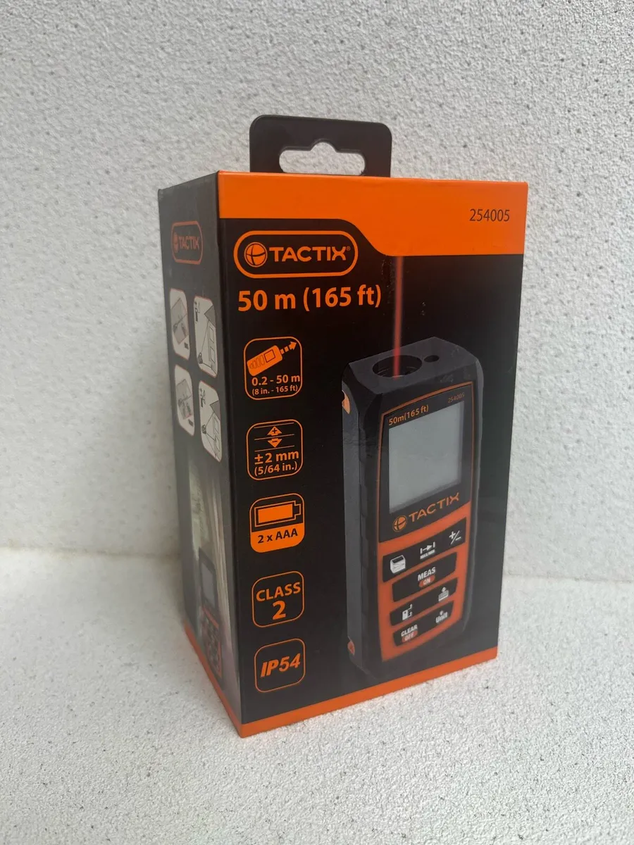 Laser Distance Measure 50M Range Tactix - Image 2
