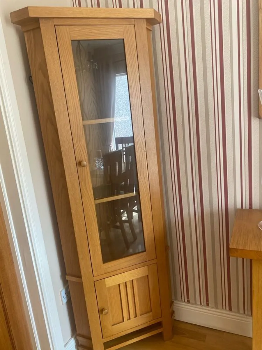 solid  oak corner unit - Image 1