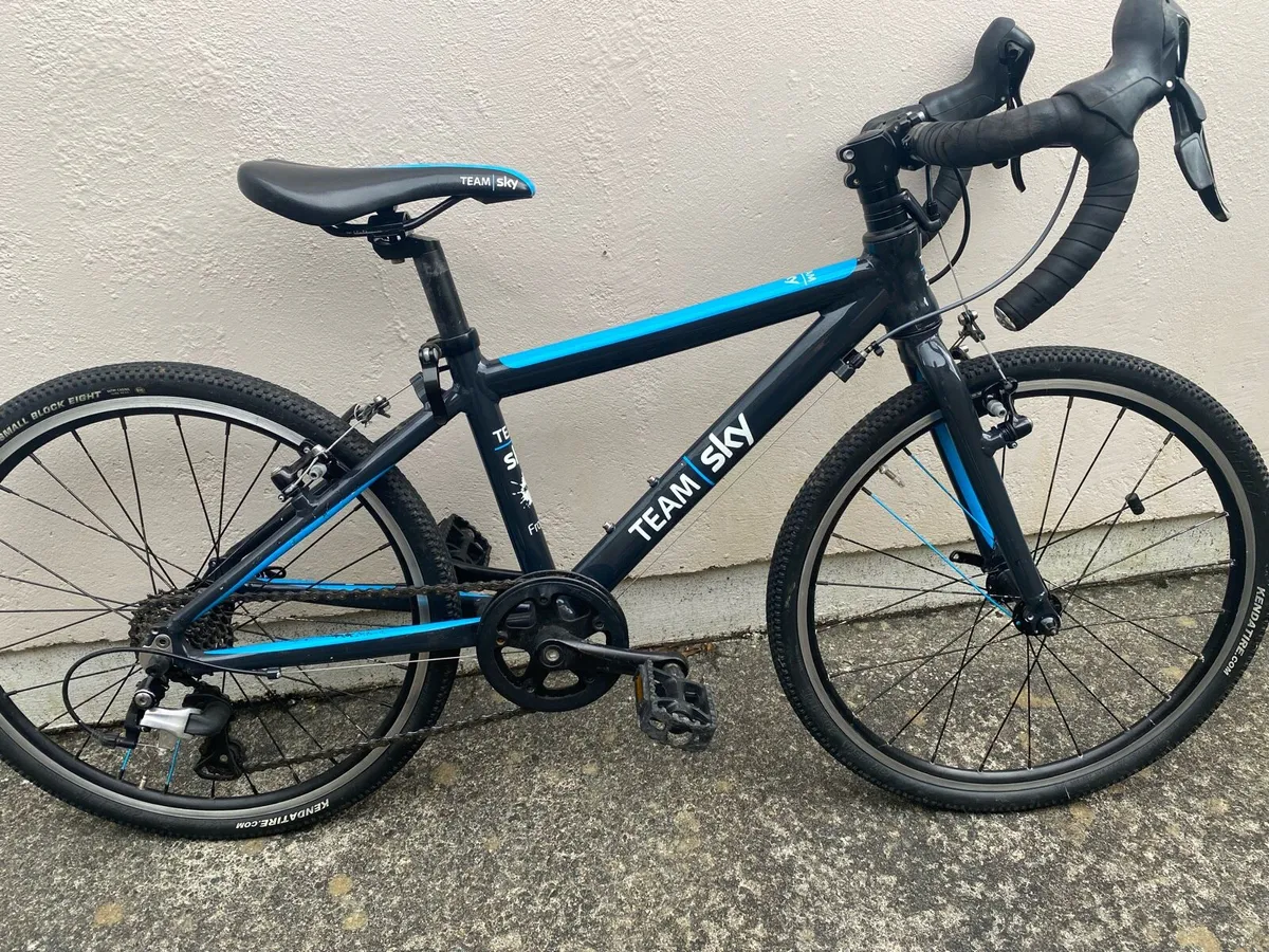 Kids 9spd Team Sky Edition Frog Racing Bike - Image 1