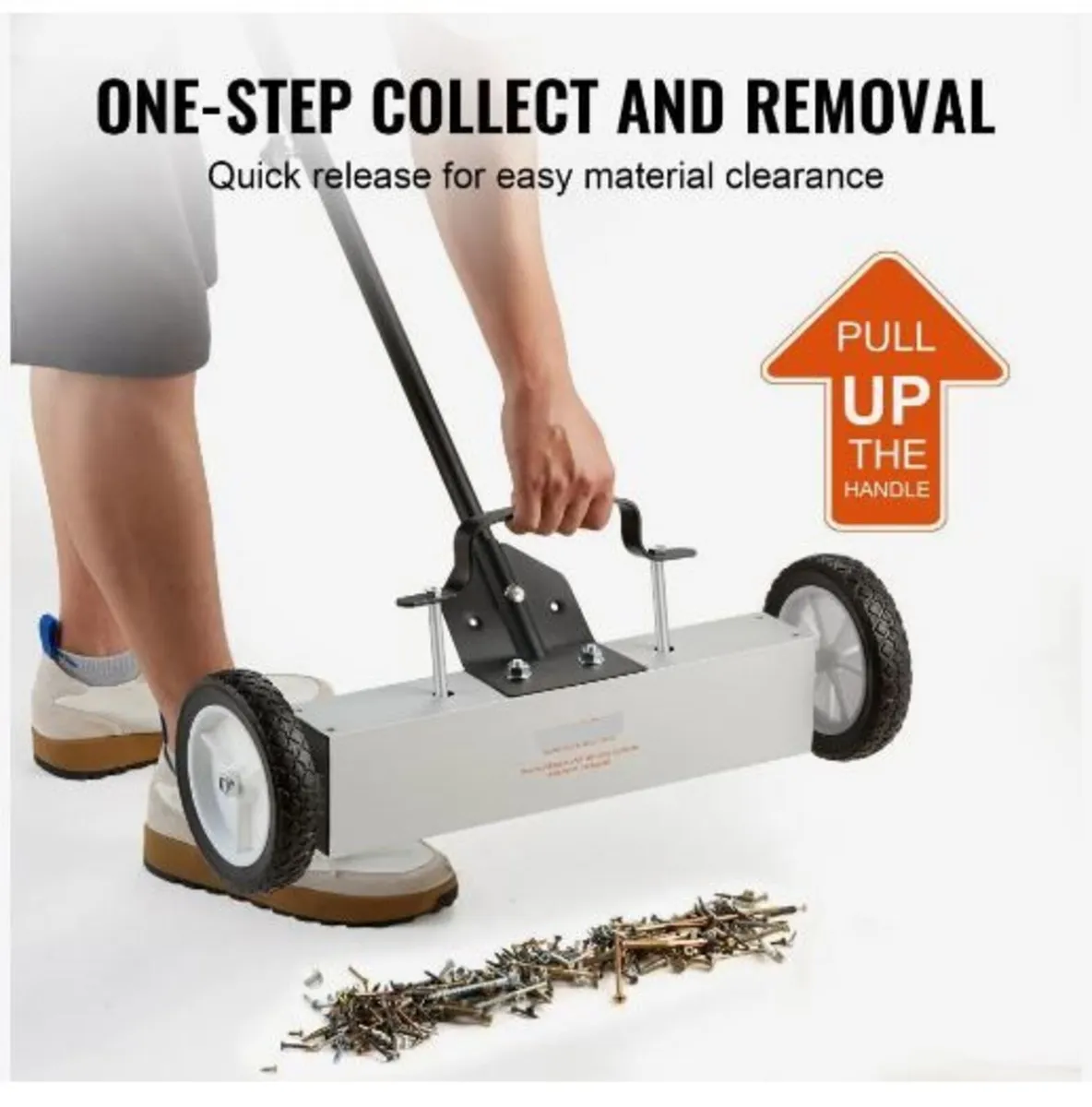 20.4 kg Rolling Magnetic Sweeper - Image 1