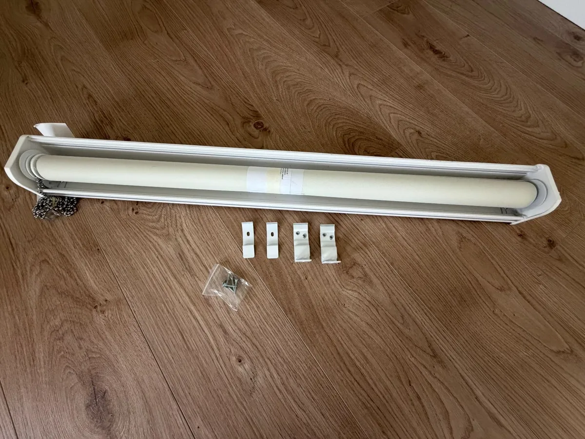 Brand New PVC Blackout Roller Blind – Cream – 830 - Image 2