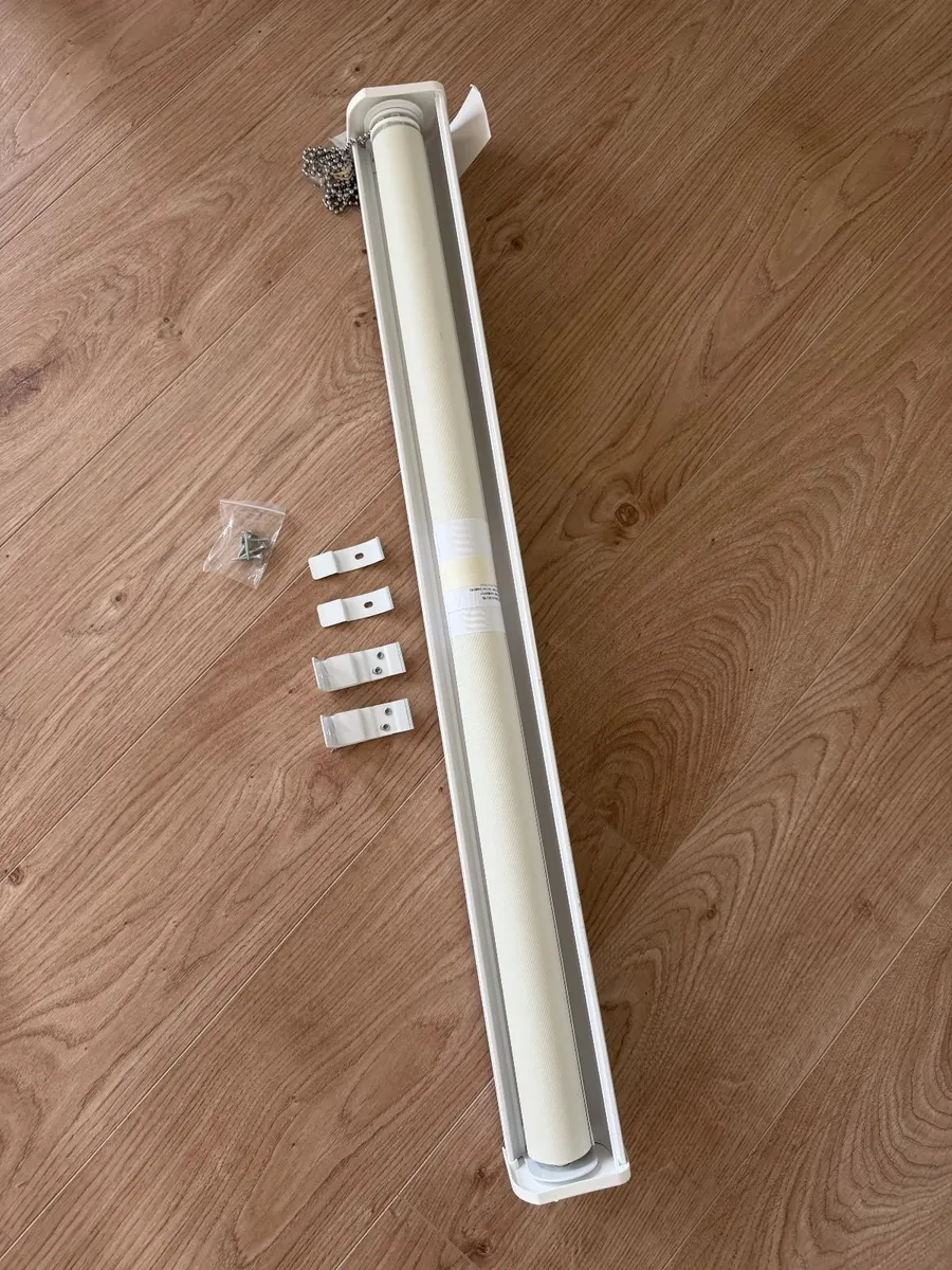 Brand New PVC Blackout Roller Blind – Cream – 830 - Image 3