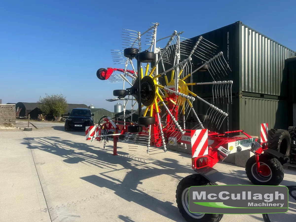 Used Pottinger 762 Twin Rotor Rake - Image 4