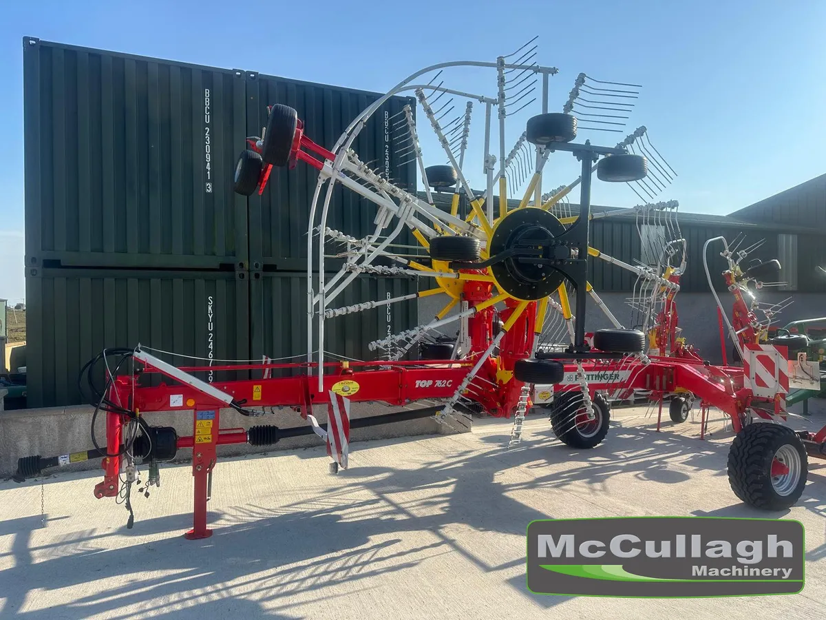 Used Pottinger 762 Twin Rotor Rake - Image 3
