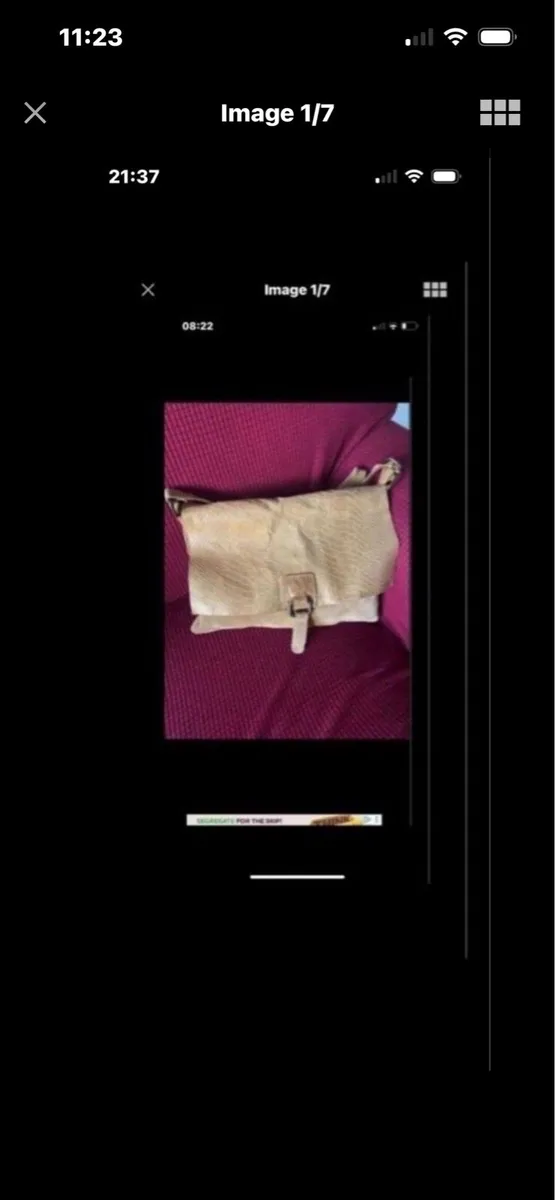 Leather Shoulder Bag - Image 1