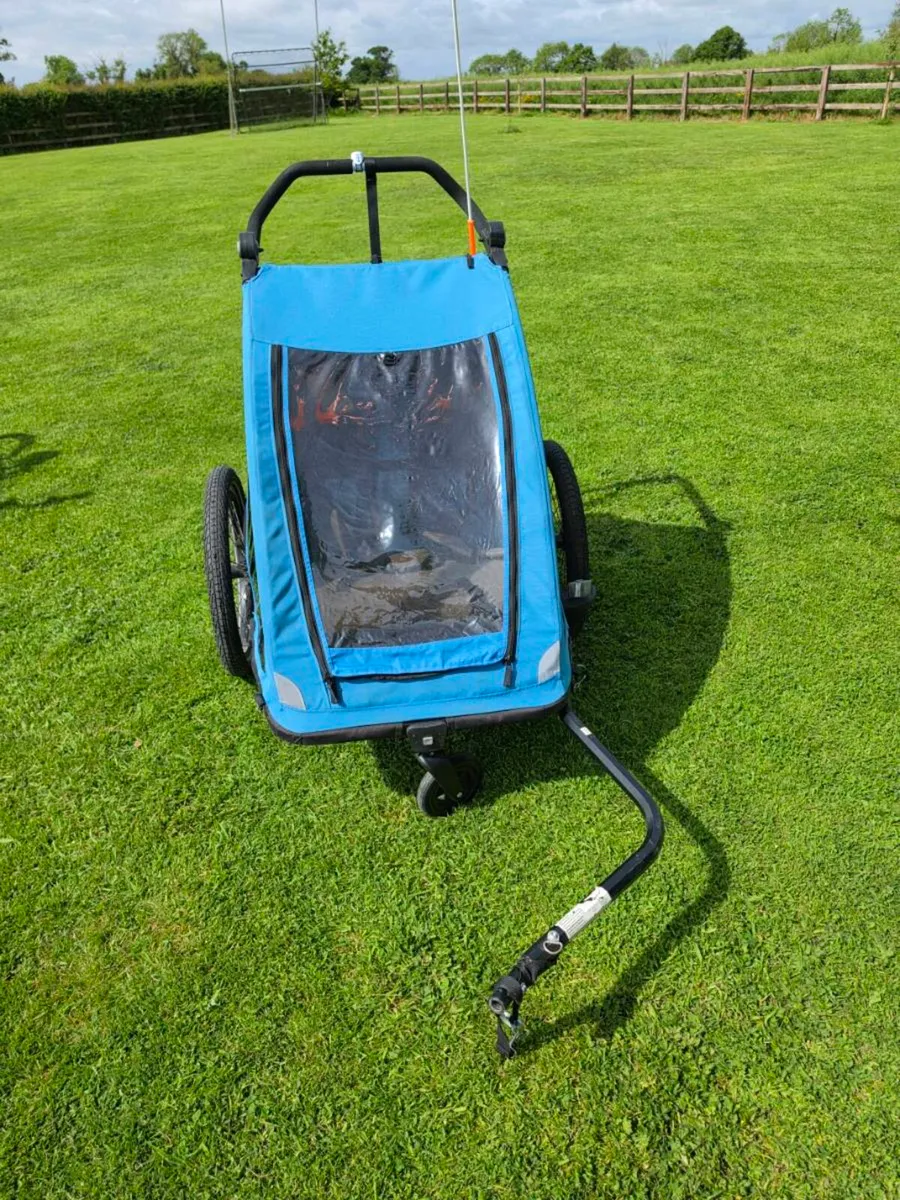Double bike trailer for kids - Image 1