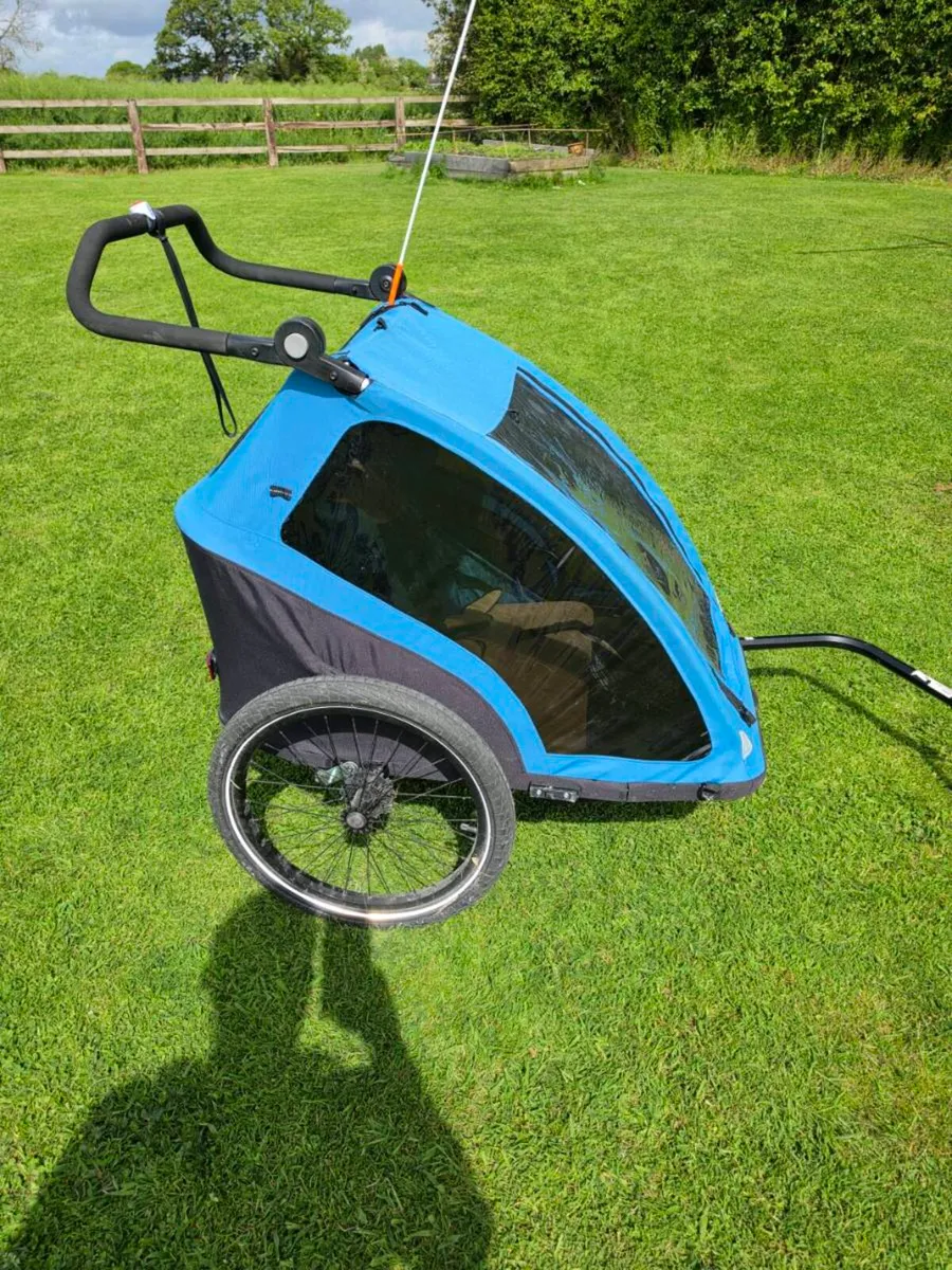 Double bike trailer for kids - Image 2