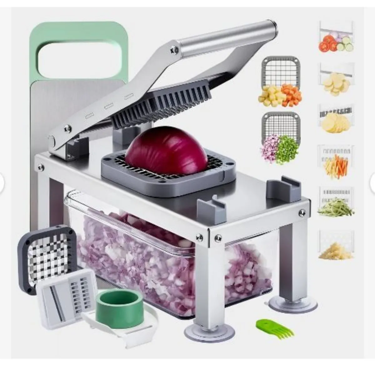 Vegetable Chopper Mandoline Slicer, - Image 1