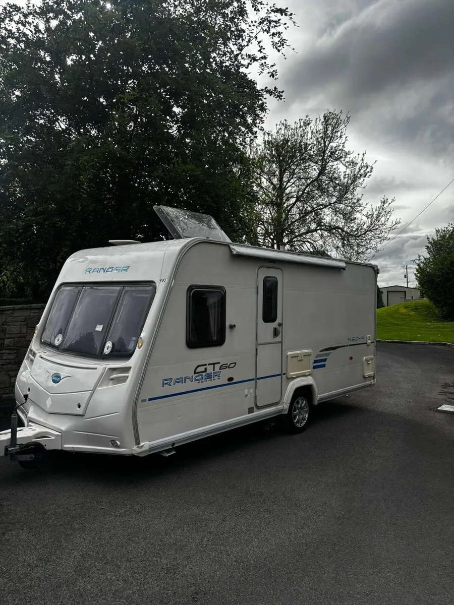 2012 Bailey 4/5 berth fixed bed & remote mover - Image 1