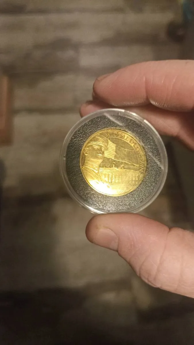 9ct gold seven signatures gold coin - Image 1
