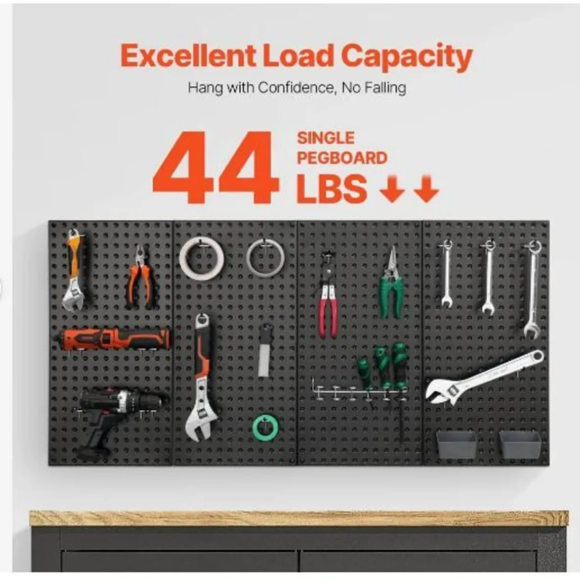 Metal Pegboard Panels, 24" x 12" Pegboard - Image 2