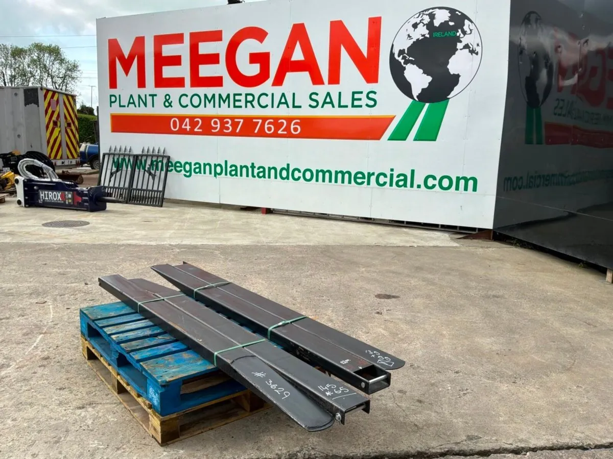 UNUSED 3 TONNE x 90" FORK EXTENSIONS.....3629. - Image 2