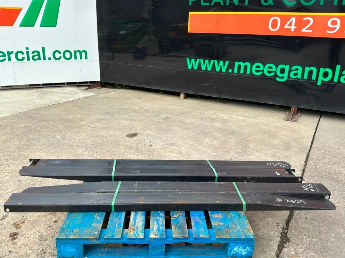 UNUSED 3 TONNE x 90" FORK EXTENSIONS.....3629. - Image 3