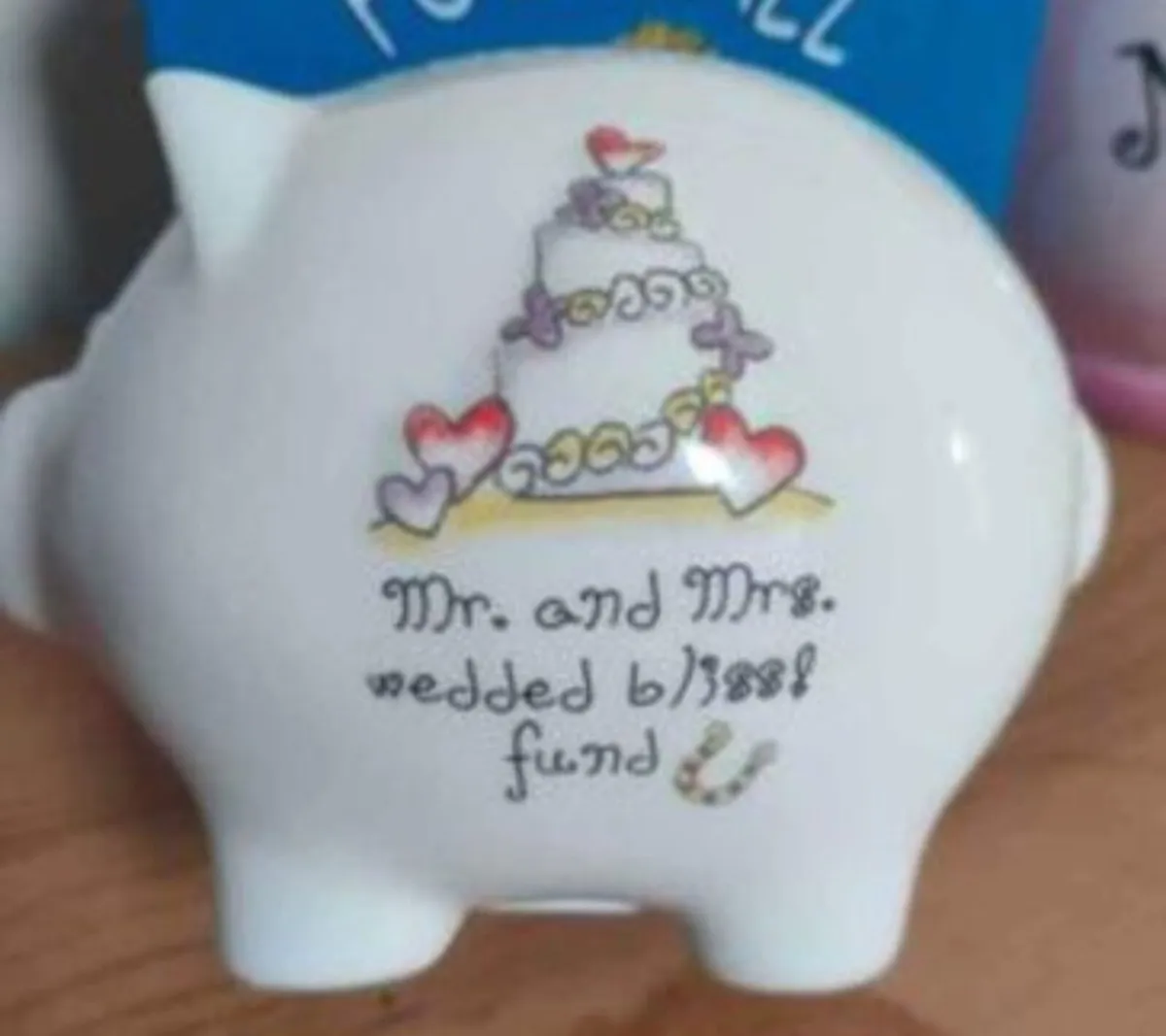 Ceramic Money box new never used Mr and mrs
Wedded - Image 1