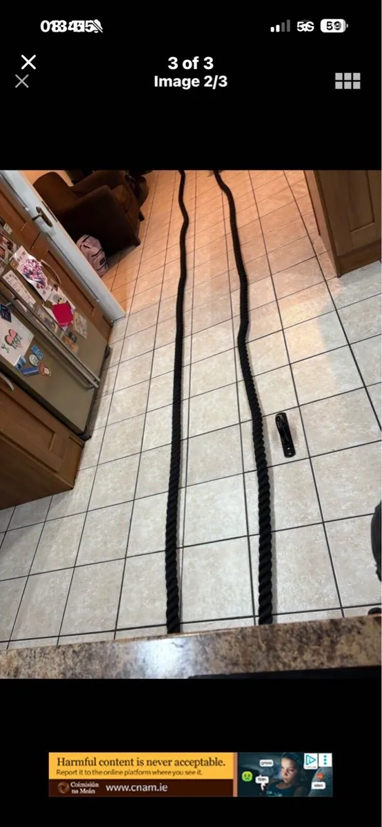 LAOCH COMMERCIAL HEAVY BATTLE ROPE + WALL ANCHOR!! - Image 3