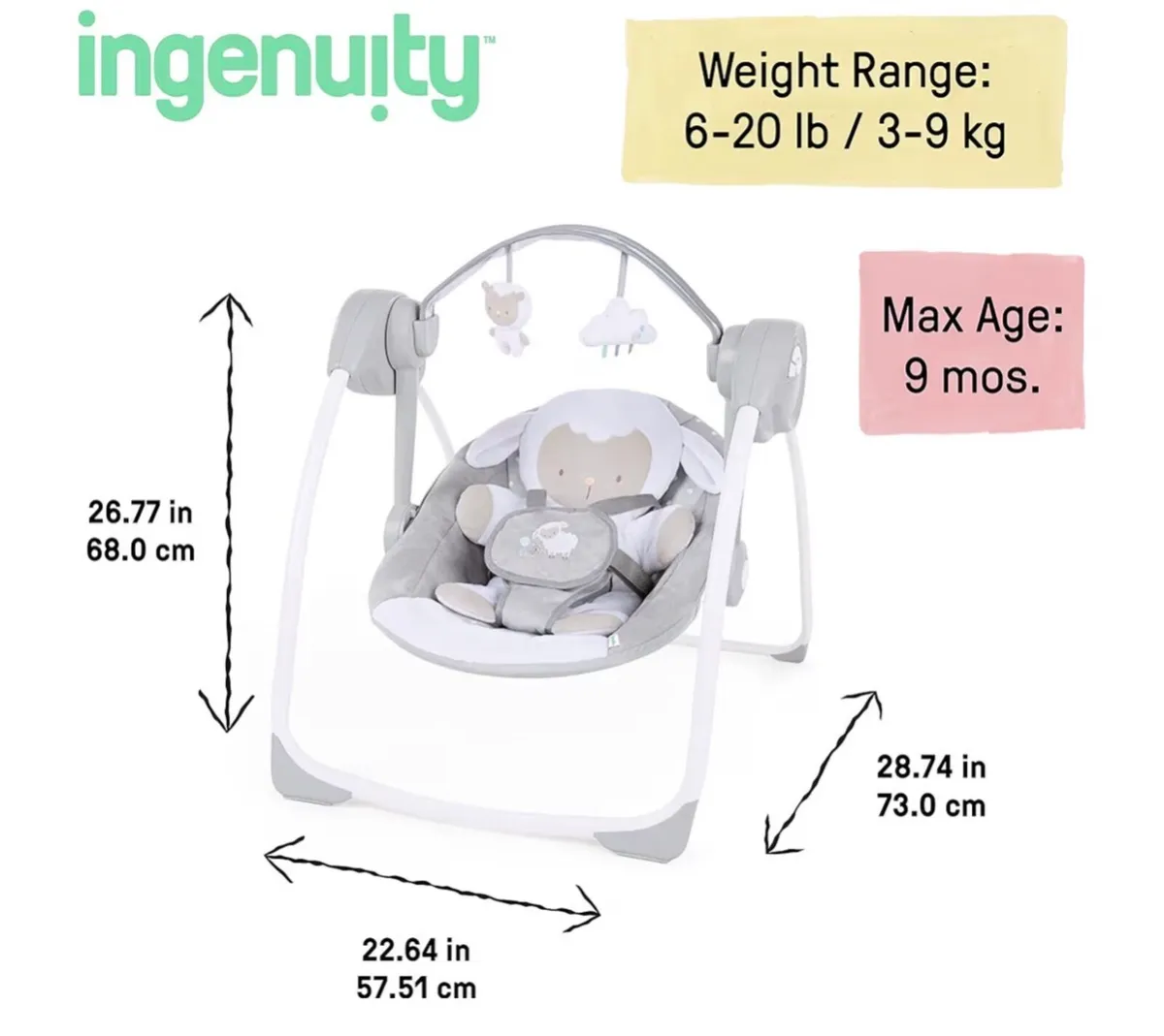 Baby swing - Image 4
