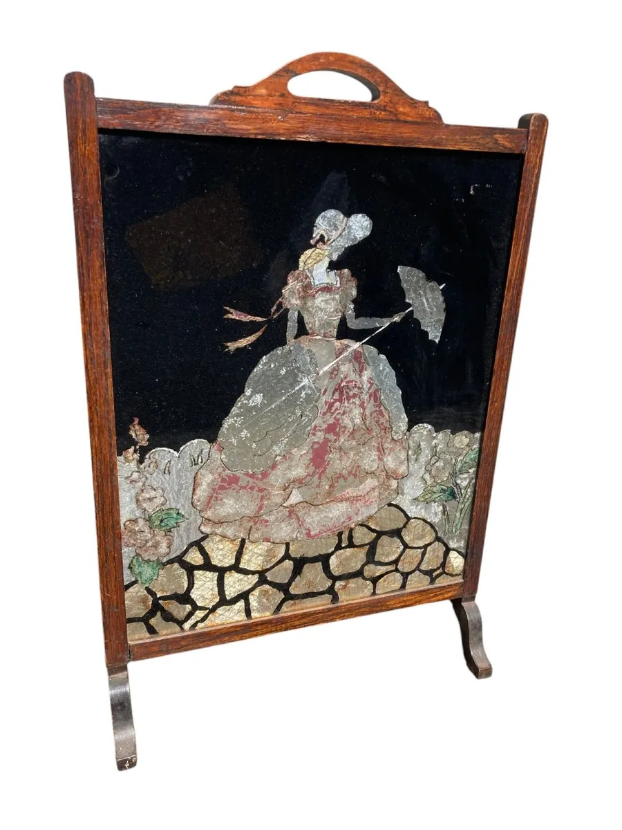 Antique Fire Screen - Image 1