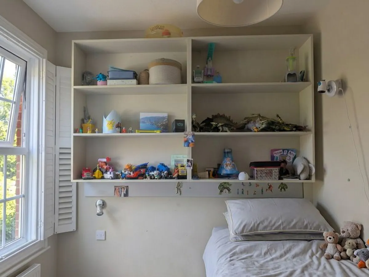 shelves kids bedroom built in - Image 1