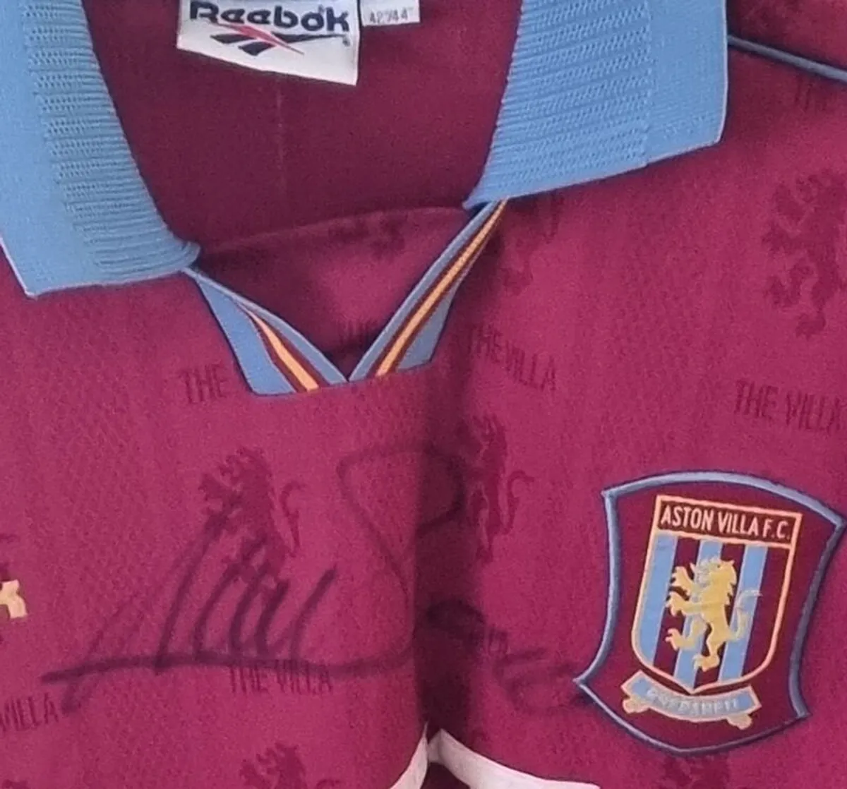 Aston Villa Jersey, signed by Savo Milosevic - Image 3