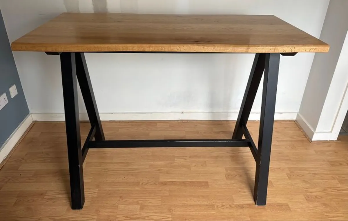 Solid Wood Breakfast Bar Table - Image 3