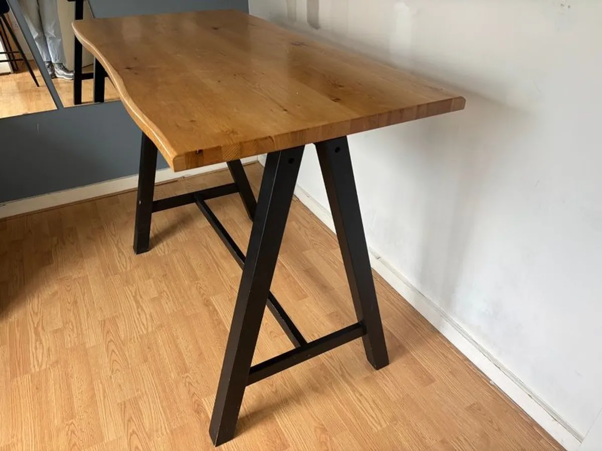 Solid Wood Breakfast Bar Table - Image 4