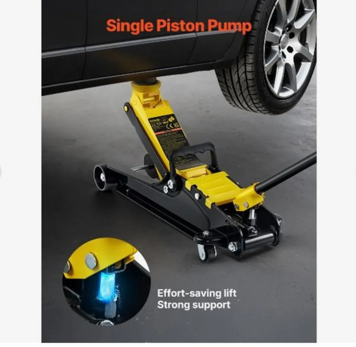 Floor Jack, 2.5 Ton Low Profile Floor Jack - Image 4