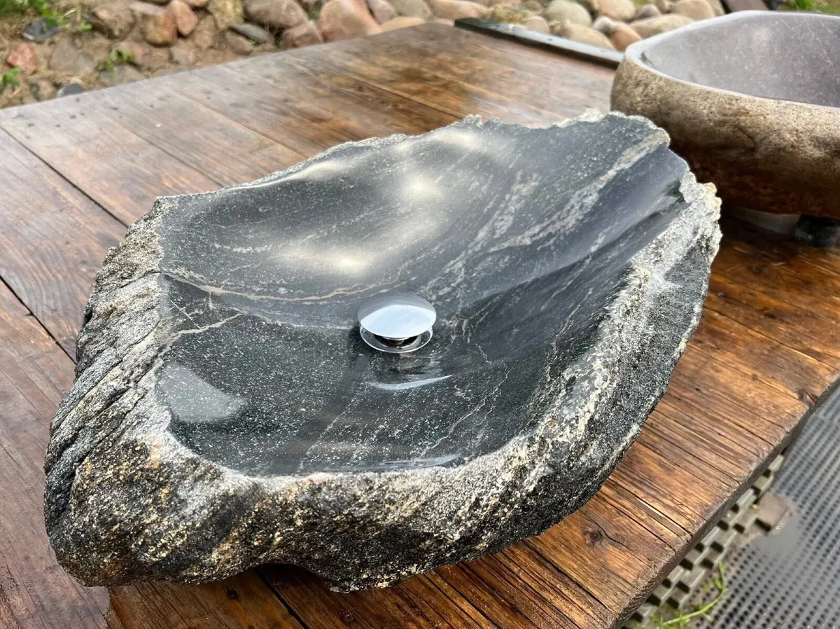 Natural stone wash basin - Image 1