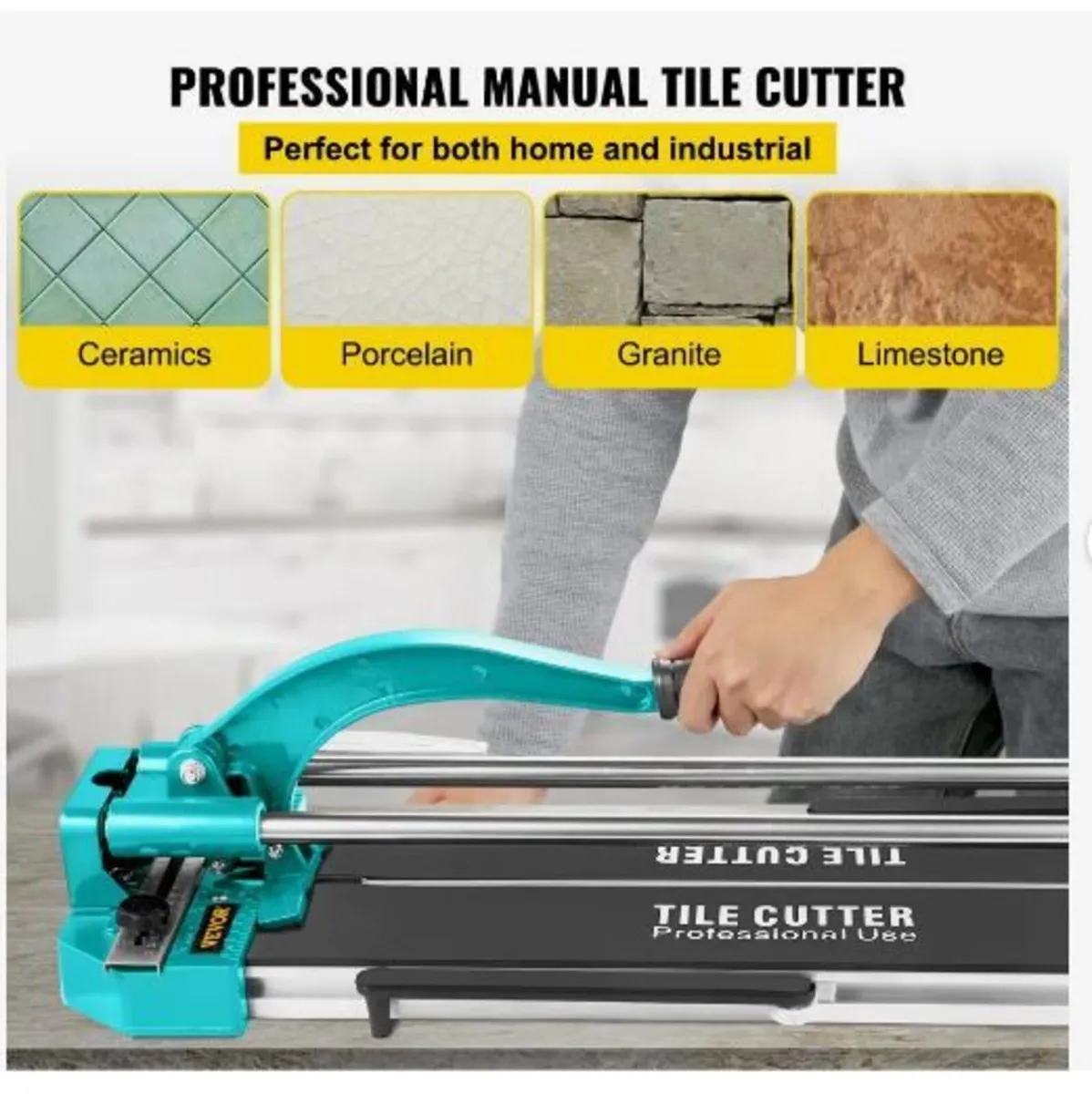 31 Inch/800mm Tile Cutter Double Rails - Image 2