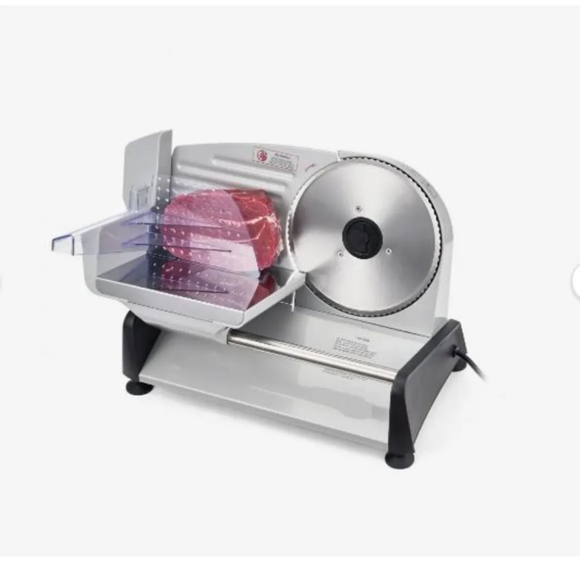 Meat Slicer, 200W Electric Deli Slicer Machine - Image 3
