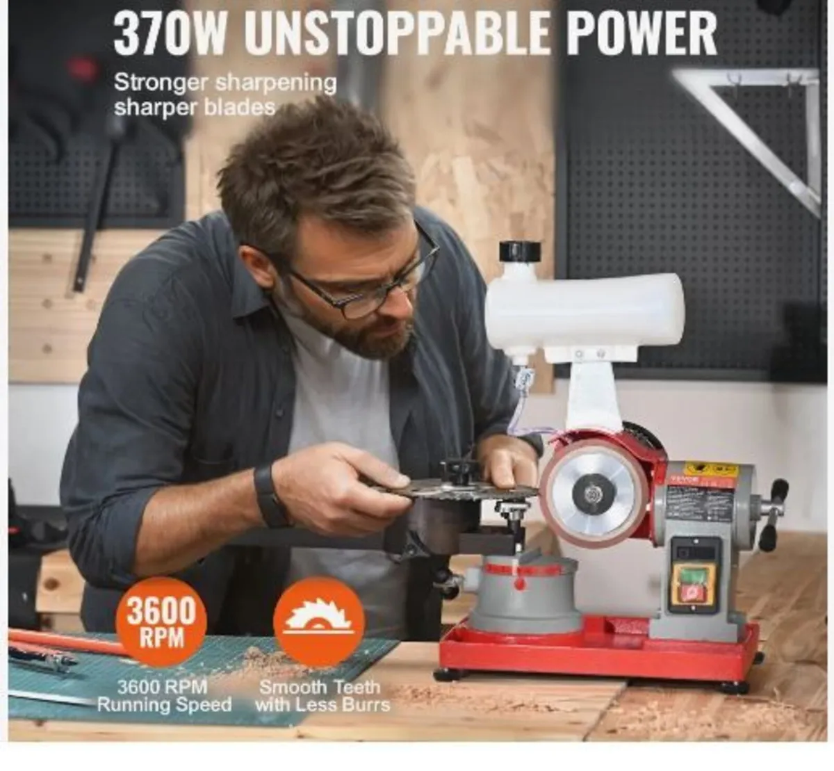 Circular Saw Blade Sharpener Grinder 370W - Image 4