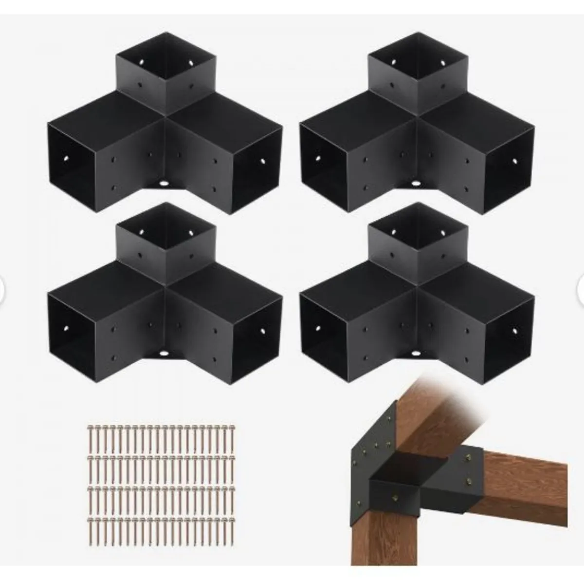 Pergola Bracket Kit 10.2 cm x 10.2 cm - Image 1