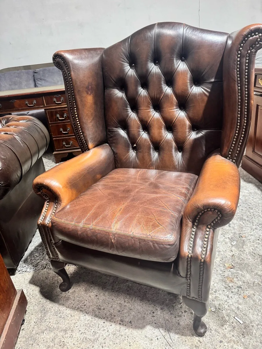 Antique Anne queen armchair - Image 1