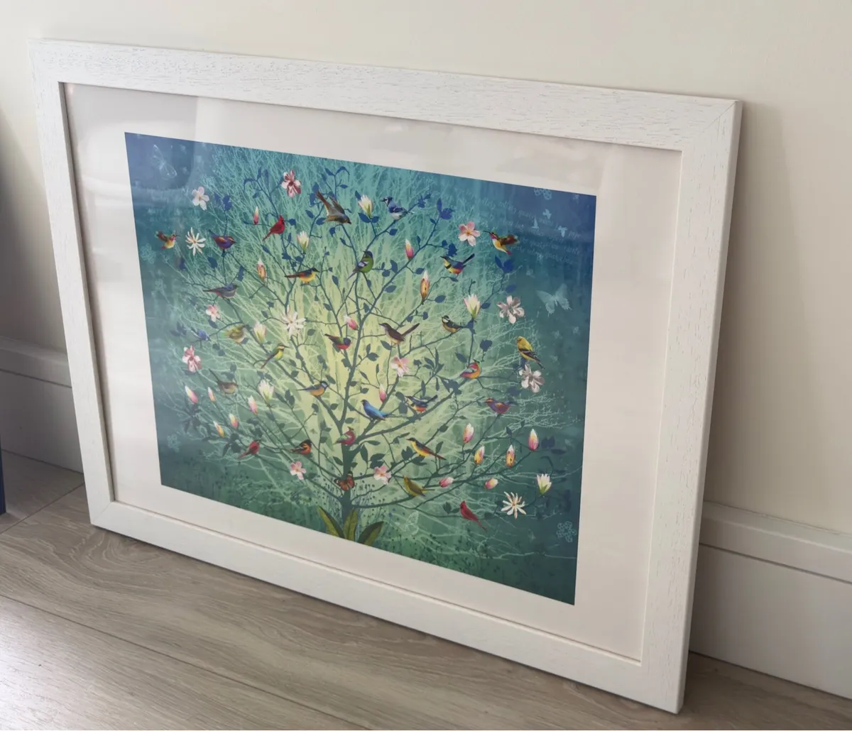 Vibrant Nature & Bird Framed Wall Art - Image 1