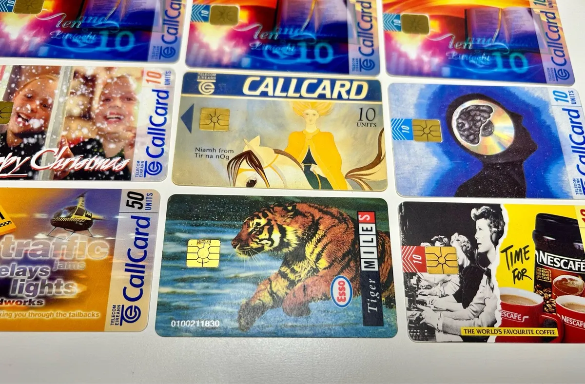 Vintage telecom Eireann call cards - Image 4