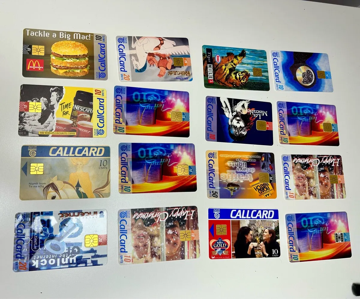 Vintage telecom Eireann call cards - Image 2