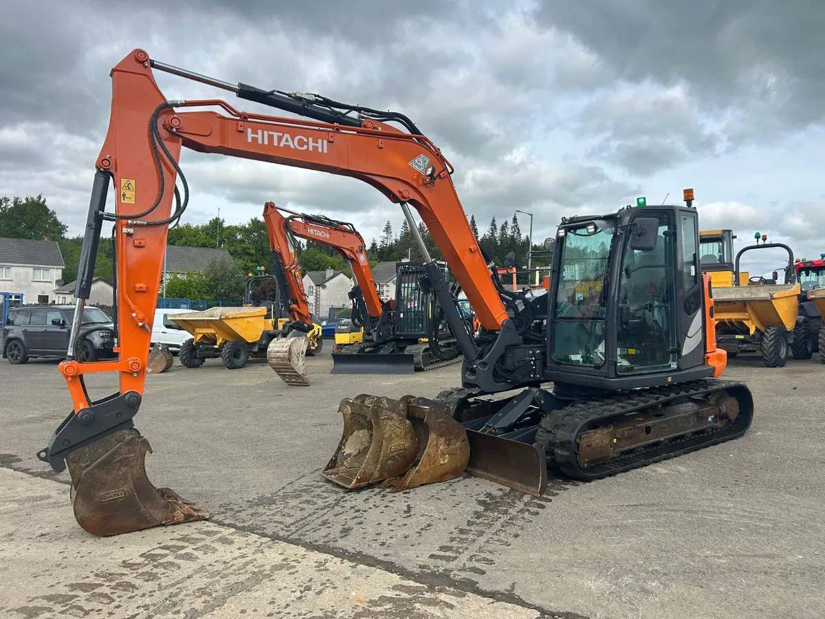 2023 Hitachi ZX85 USBR-6 Only 3100Hrs - MULLANS - Image 2