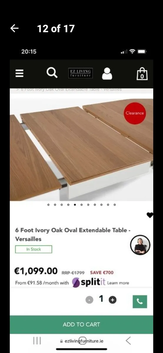 Dining Table and 4 chairs - Image 3