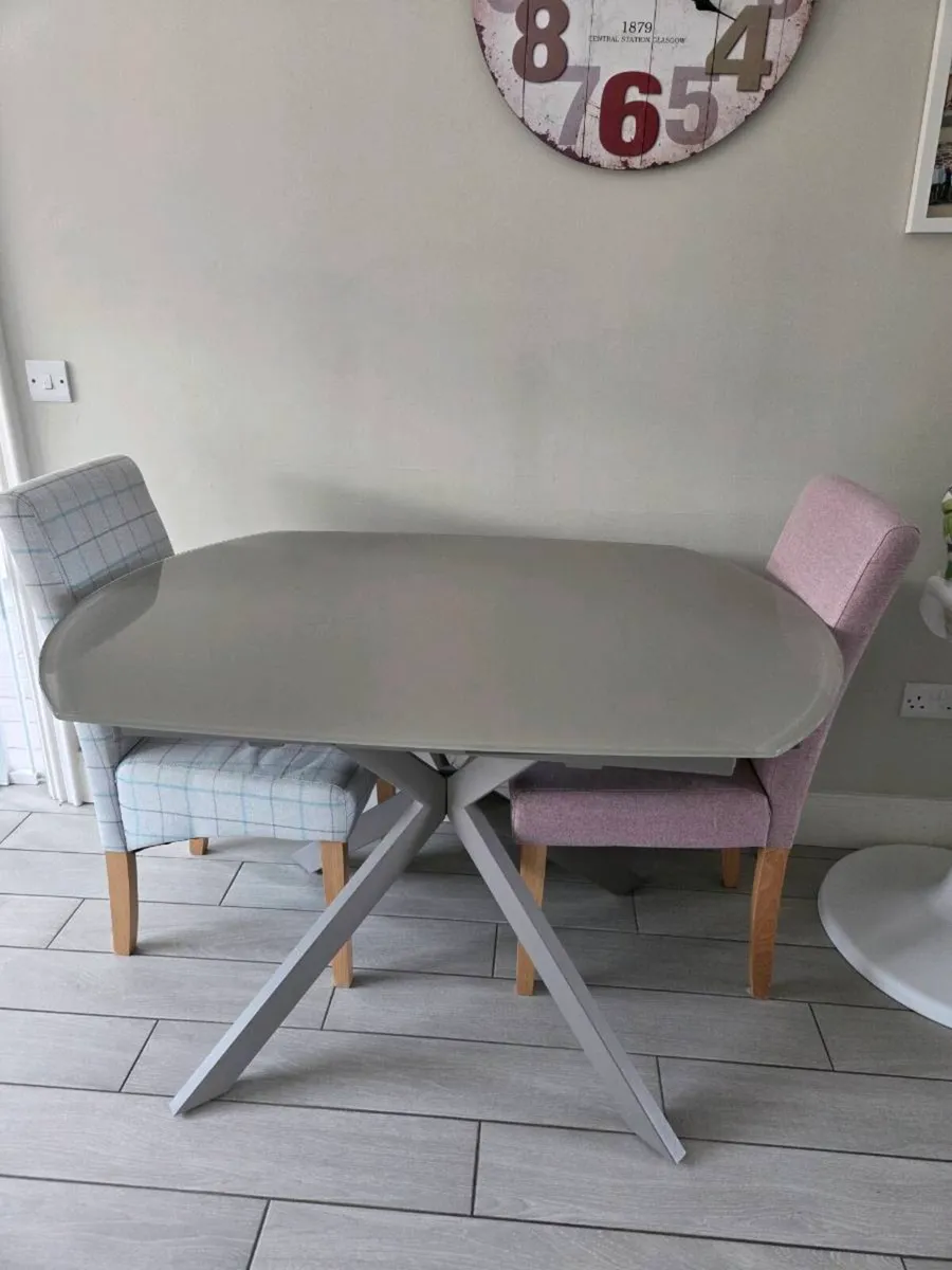 Glass Kitchen Table - Image 1