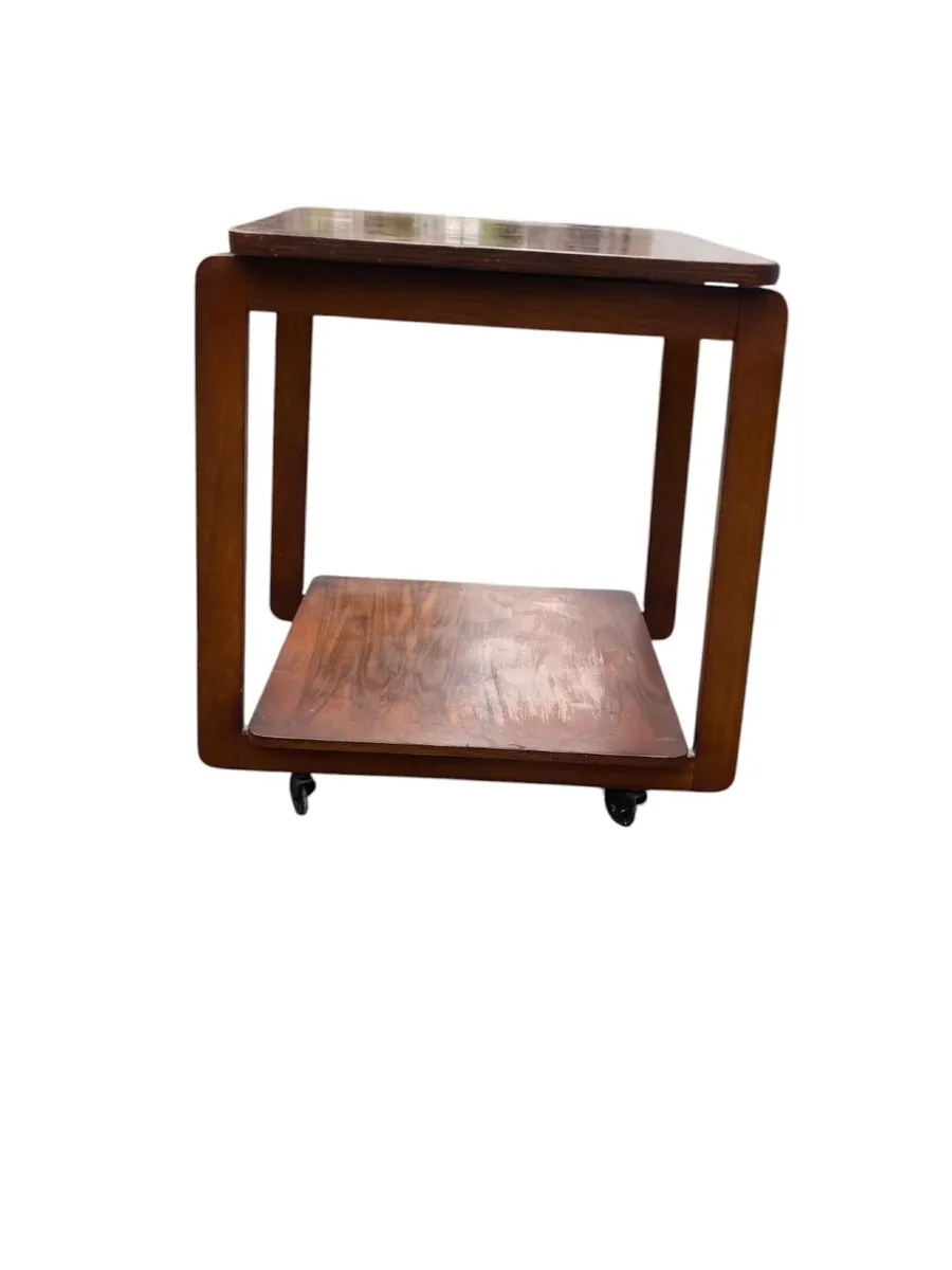 Antique Lamp Table / Drinks Trolley- Art Deco - Image 4