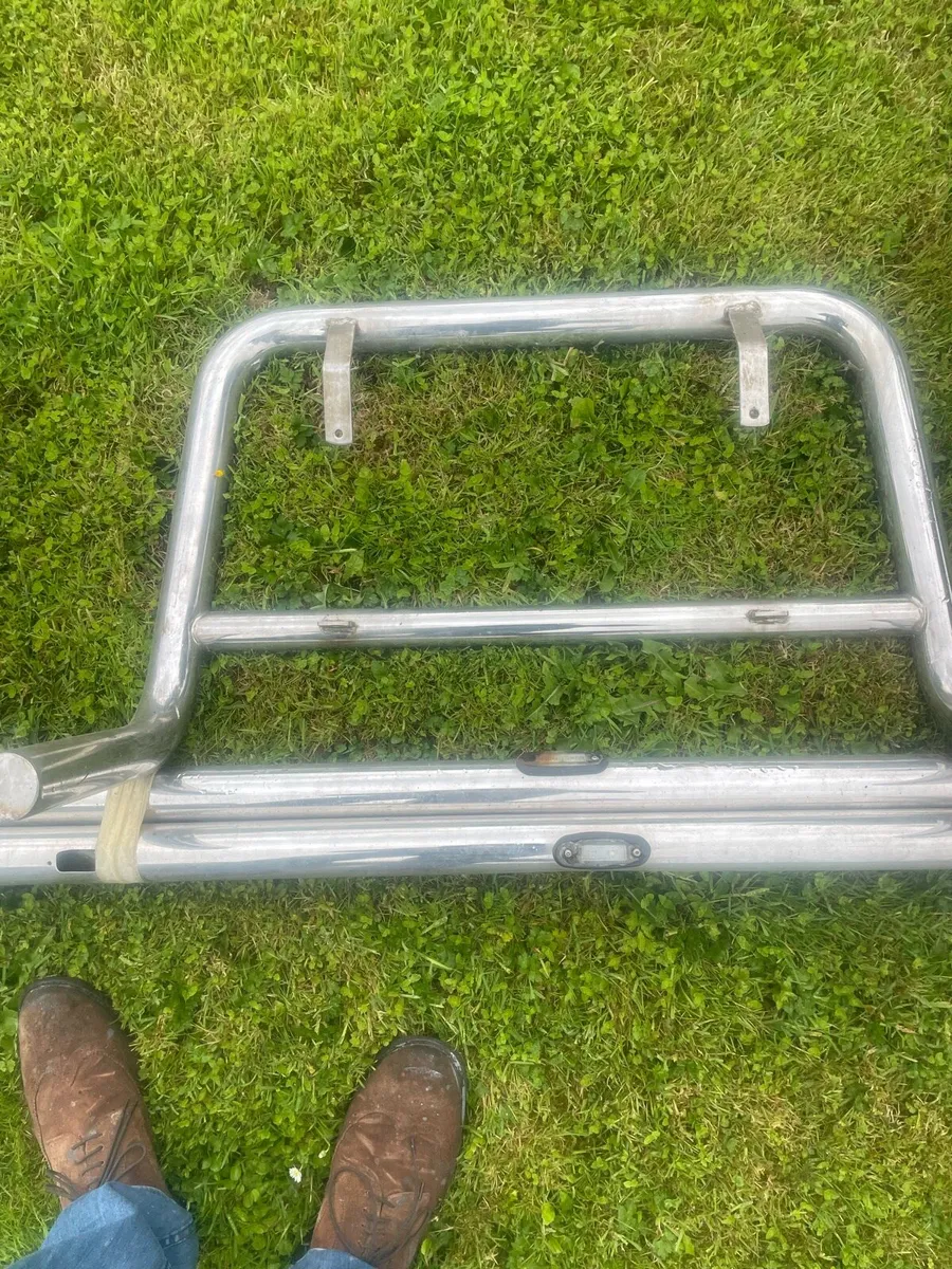 Chrome bull bar and side bars - Image 1