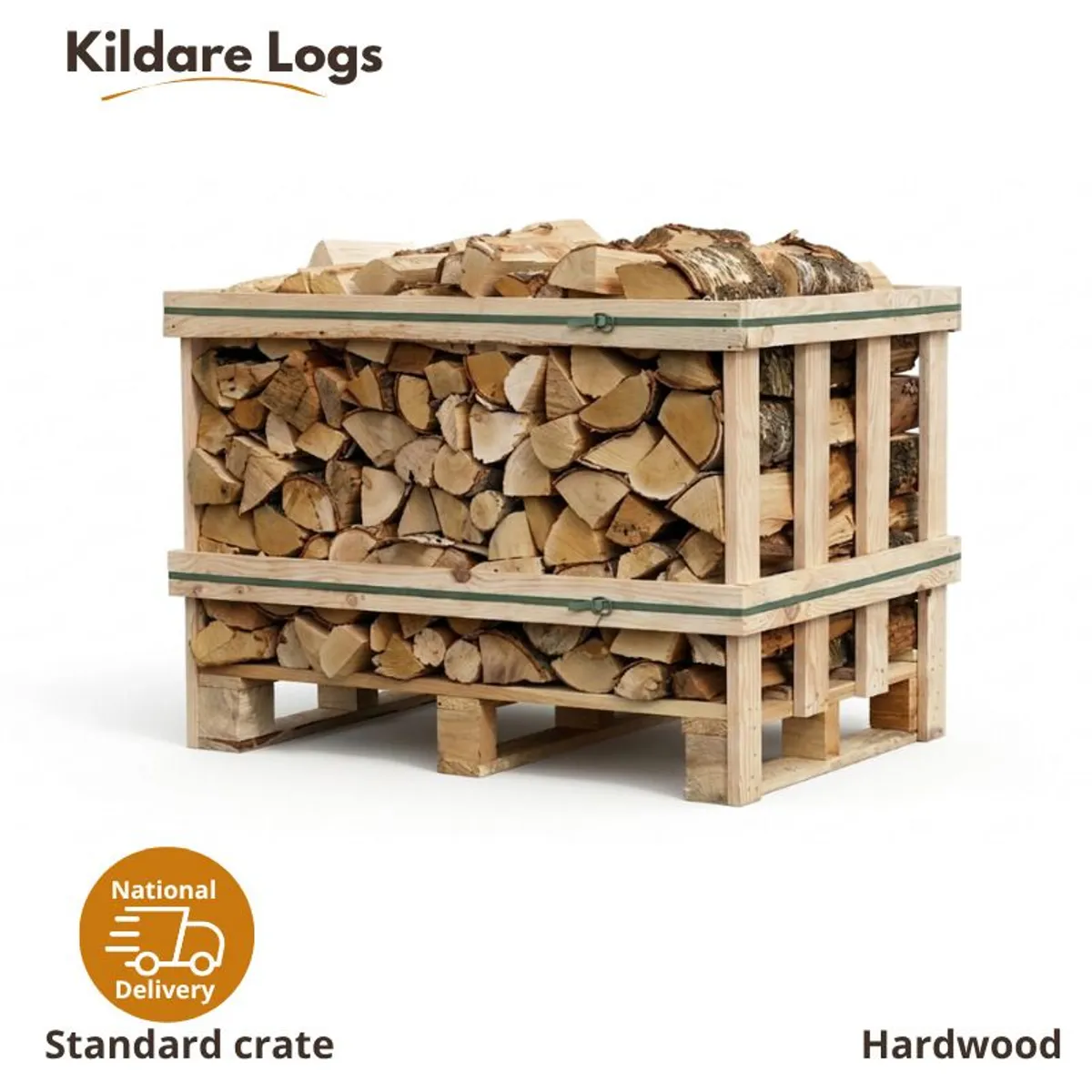Kiln Dried Birch Logs - Standard Crate 300kg | Delivery Kildare, Dublin & Carlow - Image 1