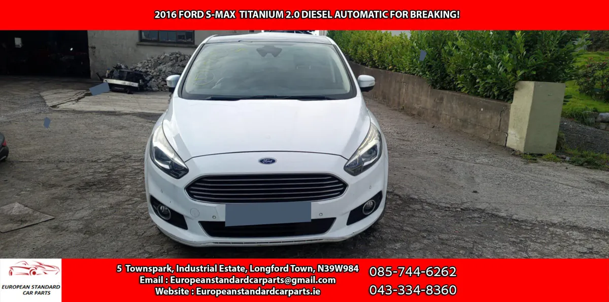 2016 FORD S-MAX 2.0 DIESEL AUTOMATIC FOR BREAKING! - Image 2