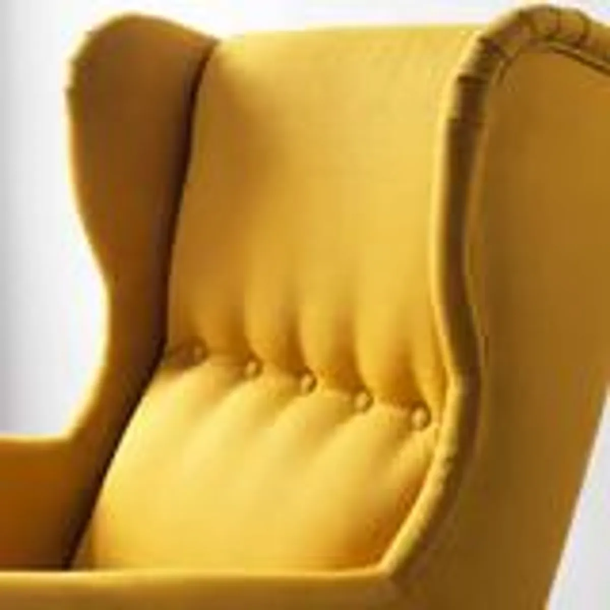 IKEA STRANDMON Armchair, Skiftebo yellow - Image 4