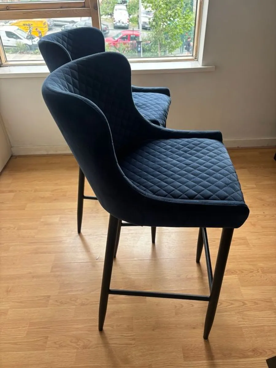 Mid-century-Inspired Bar Stools - Image 3