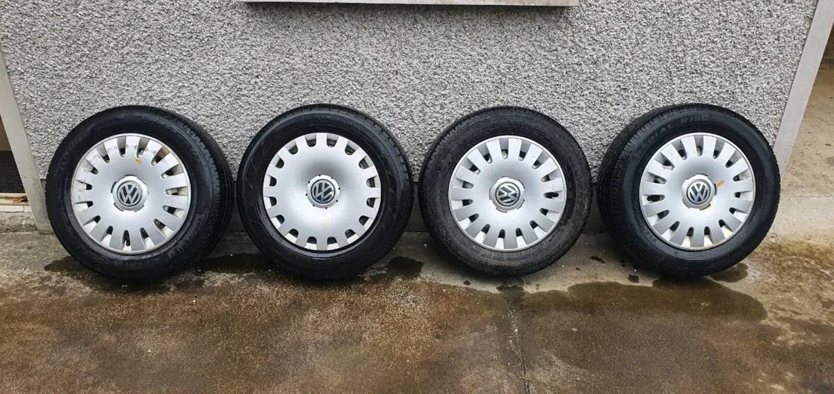VW TRANSPORTER T5/T6 wheels & tyres. - Image 1