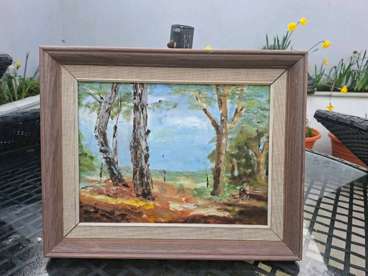 Nice Vintage framed Oil Painting - Image 1