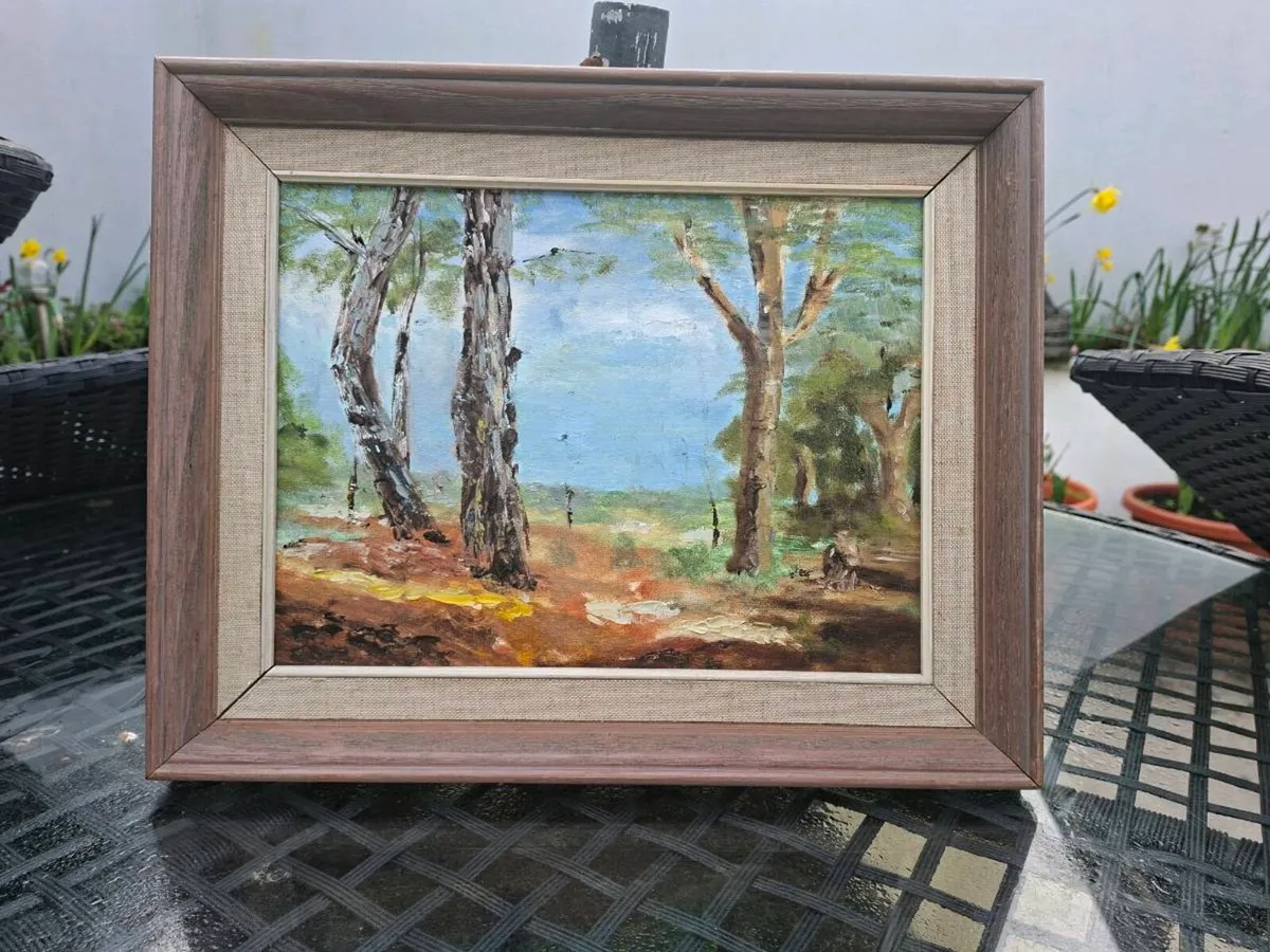 Nice Vintage framed Oil Painting - Image 3